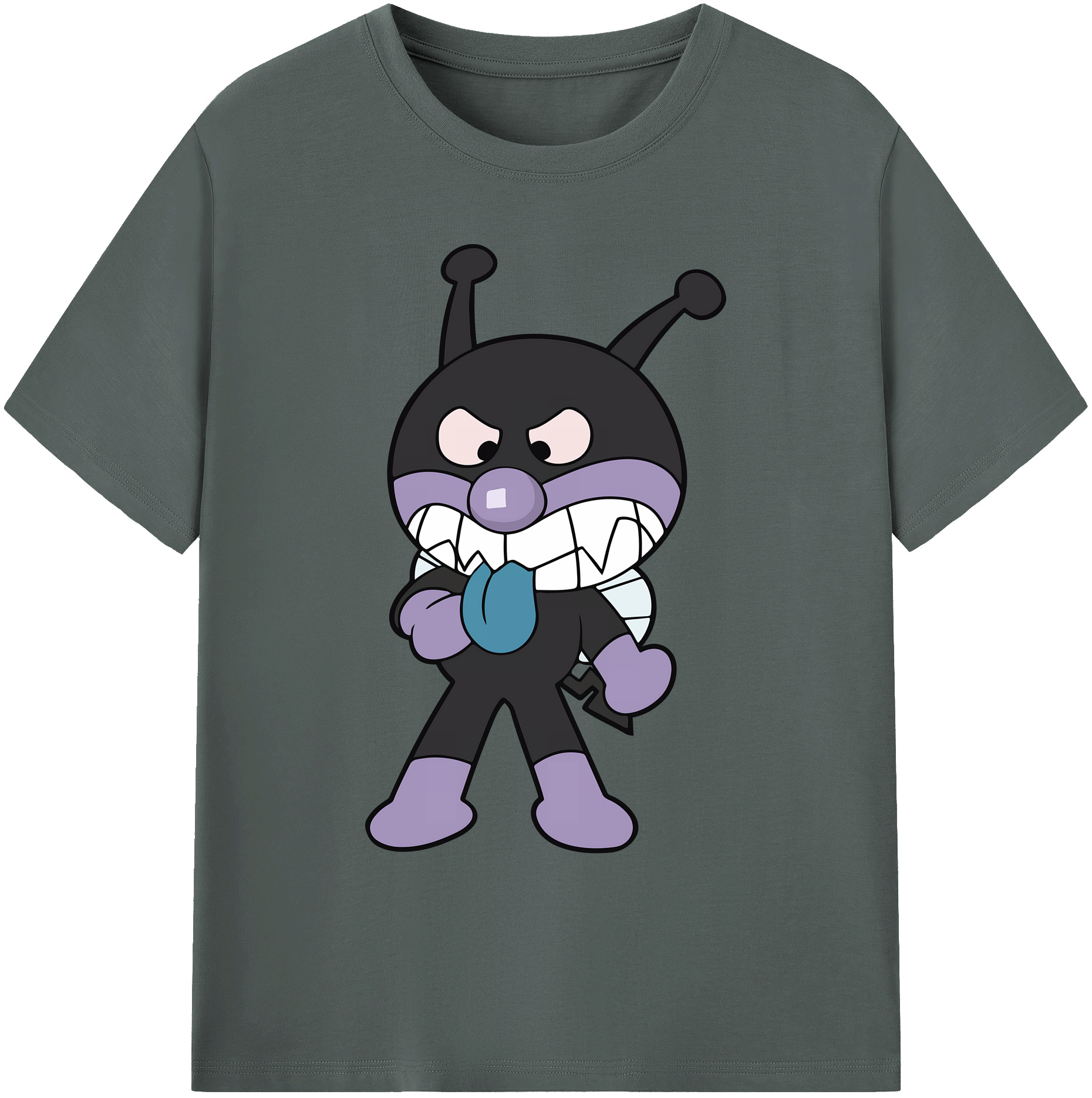 （画像用） アンパンマン Anpanman 綿100％ メンズ半袖Tシャツ｜肌触りやわらか＆通気性